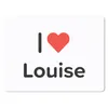 MuchoWow® Mauspad Mousepad Ich liebe - Louise - Mädchen Produktbild-Vorschau 1