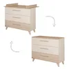Babyzimmer-Duo: Umbaubares Babybett 70 x 140 cm + Produktbild-Vorschau 3