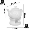 KADAX Théière 900ml avec réchaud Set, Cafetière en Voir les images du produit 2