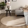 Volero - Flauschiger Teppich Rund - Cozy Beige - Ø 120cm - Produktbild-Vorschau 1