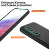 Close-up view of a phone case and screen protector, highlighting protective features. Produktbild-Vorschau