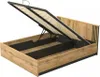 Manželská postel 160x200 CATAWBA s úložným prostorem - dub Náhled obrázku produktu 2