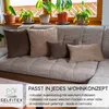 Selfitex 4er Set Cord Kissen inkl. Füllkissen, weich und Produktbild-Vorschau 5