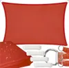 Sonnensegel für Gartenterrasse, UV-Sonne, rot, 4x3 m Produktbild-Vorschau 5