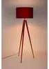 Zuiver Tripod Stehlampe Rot Produktbild-Vorschau 3