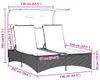 VidaXL 365621, Lounge, Gepolsterter Sitz, Akazienholz, Produktbild-Vorschau 8