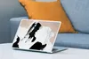 MuchoWow® Laptop Aufkleber Sticker Cover Schwarz - Abstrakt Produktbild-Vorschau 4