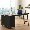 okwish Schreibtisch Eckschreibtisch mit Drei Schubladen und Produktbild-Vorschau 3