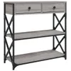 vidaXL Table console Gris Sonoma 75x28x75 cm Bois composite Voir les images du produit 1