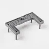 Duschrinne Linien Schlitz 1000 x 70 mm höhenverstellbar Produktbild-Vorschau 5