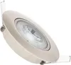 LED Downlight Einbaustrahler 5W Schwenkbar Rund Gebürstetes Produktbild-Vorschau 1