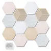 Panneau mural en feutre, lot de 12, plaques hexagonales Voir les images du produit 1