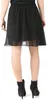 Forplay Kurzer Rock Damen Schwingender Ciffonrock schwarz Produktbild-Vorschau 6