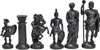 Schachfiguren im Stil des Römischen Reiches, creme und Produktbild-Vorschau 2