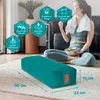#DoYourYoga Yoga-Bolster Paravati - gefüllt mit Dinkelspelz Produktbild-Vorschau 3