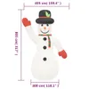vidaXL Aufblasbarer Schneemann mit LEDs 805 cm Produktbild-Vorschau 24