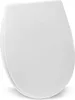 A white toilet seat lid shown from a top-down perspective. Produktbild-Vorschau