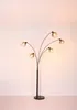 Globo Lighting Stehleuchte Metall schwarz matt, Marmor Produktbild-Vorschau 14