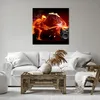 Bild auf Leinwand - Leinwandbild - Feuer Instrument Skelett Produktbild-Vorschau 6