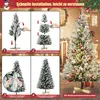 LZQ kerstboom, 180 cm hoog, met 350 LED-lampjes en Productafbeelding-voorbeeld 3
