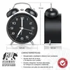 RELOJ DESPERTADOR BEARWARE, analógico, redondo, con luz, Vista previa de la imagen del producto 2