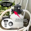 2PCS Adattatore tubo piscina con collare sostituzione Anteprima dell’immagine prodotto 14