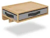 Table de chevet Relaxdays à fixer, lot de 2, bambou, H x l Voir les images du produit 8