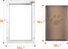 VEVOR klapka pre psov z hliníkového rámu so systémom zámku Náhľad obrázku produktu 8