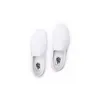 A top-down view of a pair of white Vans slip-on shoes on a white background. Produktbild-Vorschau
