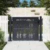 vidaXL Gartentor Anthrazit 100x75 cm Stahl Bambus-Design Produktbild-Vorschau 2