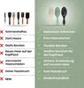 Komfort Haarbürste Creme – Ergonomische Entwirrbürste für Produktbild-Vorschau 7