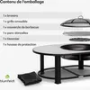Blumfeldt Merano Circolo L Brasero Exterieur - 3-en-1 Voir les images du produit 7