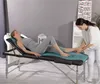Massageliege 3 Zonen Aluminium Türkis/Schwarz Therapiebank Produktbild-Vorschau 11