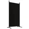vidaXL schermo pieghevole 6 pezzi nero 520x180 cm tessuto Anteprima dell’immagine prodotto 7