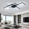LED-Deckenlampe schwarz 90×60 cm, moderne Deckenlampe mit 3 Produktbild-Vorschau 5