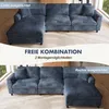 Merax Ecksofa, 3-Sitzer Wolken Sofa mit verstellbarer Produktbild-Vorschau 9