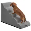 FEANDREA Hundetreppe, 5-stufig-Haustiertreppe, Cord mit Produktbild-Vorschau 2