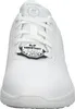 Front view of a white Skechers sneaker. Podgląd zdjęcia produktu