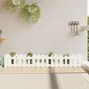 The Living Store Hochbeet Lattenzaun-Design Weiß 200x30x30 Produktbild-Vorschau 2