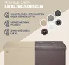 CASARIA® Sitzbank mit Stauraum Faltbar Gepolstert Deckel Produktbild-Vorschau 6