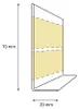 HOLZBRINK Weichsockelleiste selbstklebend PVC 70x20mm, 5 m Produktbild-Vorschau 2