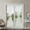 Türvorhang Voile Vorhang Transparente Gardinen Produktbild-Vorschau 2