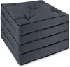 Stuhlkissen 4er Set 50x50 cm, 10 cm dick, wasserabweisend, Produktbild-Vorschau 1
