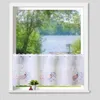 Heimtexland ® Scheibengardine maritim bestickt Badezimmer Produktbild-Vorschau 2