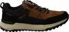 Side view of a brown and black sneaker. Voir les images du produit