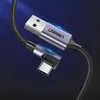 Ugreen USB-A auf USB-C Winkelkabel 3m Grau 3A Produktbild-Vorschau 2