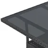 Juskys Polyrattan Gartentisch Yoro eckig - wetterfest 60x60 Produktbild-Vorschau 13
