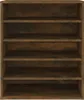 vidaXL Botník kouřový dub 60x35x70 cm odvozený výrobek ze Náhled obrázku produktu 4