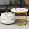 MODFU Couchtisch Wohnzimmertisch 2er Set für Wohnzimmer, Produktbild-Vorschau 2