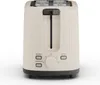 A close-up, front-facing view of a cream-colored two-slice toaster. Náhľad obrázku produktu